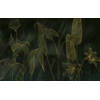 Fotobehang - Darkest Green 400x250cm - Vliesbehang