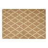 Beliani MERMER - Gevlochten-Beige-Jute