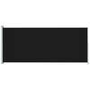 vidaXL Tuinscherm uittrekbaar 180x500 cm zwart