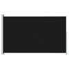 vidaXL Tuinscherm uittrekbaar 180x300 cm zwart