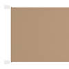 vidaXL Luifel verticaal 140x360 cm oxford stof taupe