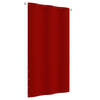 vidaXL Balkonscherm 120x240 cm oxford stof rood