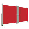 vidaXL Windscherm uittrekbaar 140x1200 cm rood