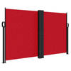 vidaXL Windscherm uittrekbaar 140x1200 cm rood