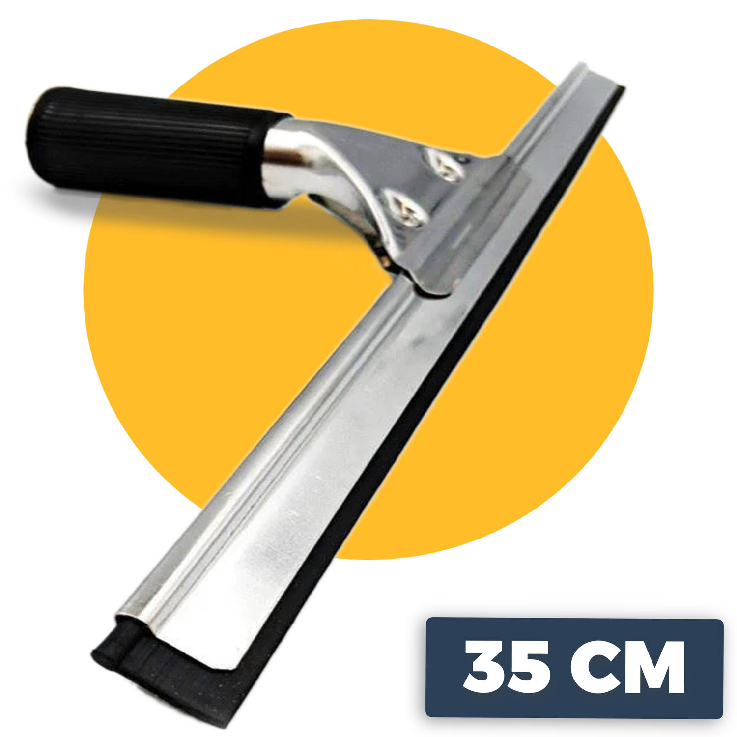 Raamtrekker Professioneel - 35 cm - Pasper - raamwisser - raamtrekkers zwart - verstelbaar - voor multifunctioneel gebruik ramen, douche en auto