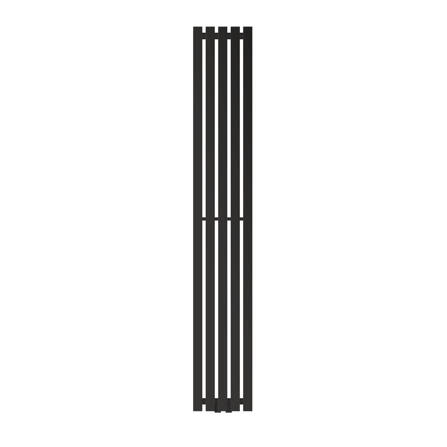 Badkamer radiator Stella 260x1800 mm zwart mat LuxeBath