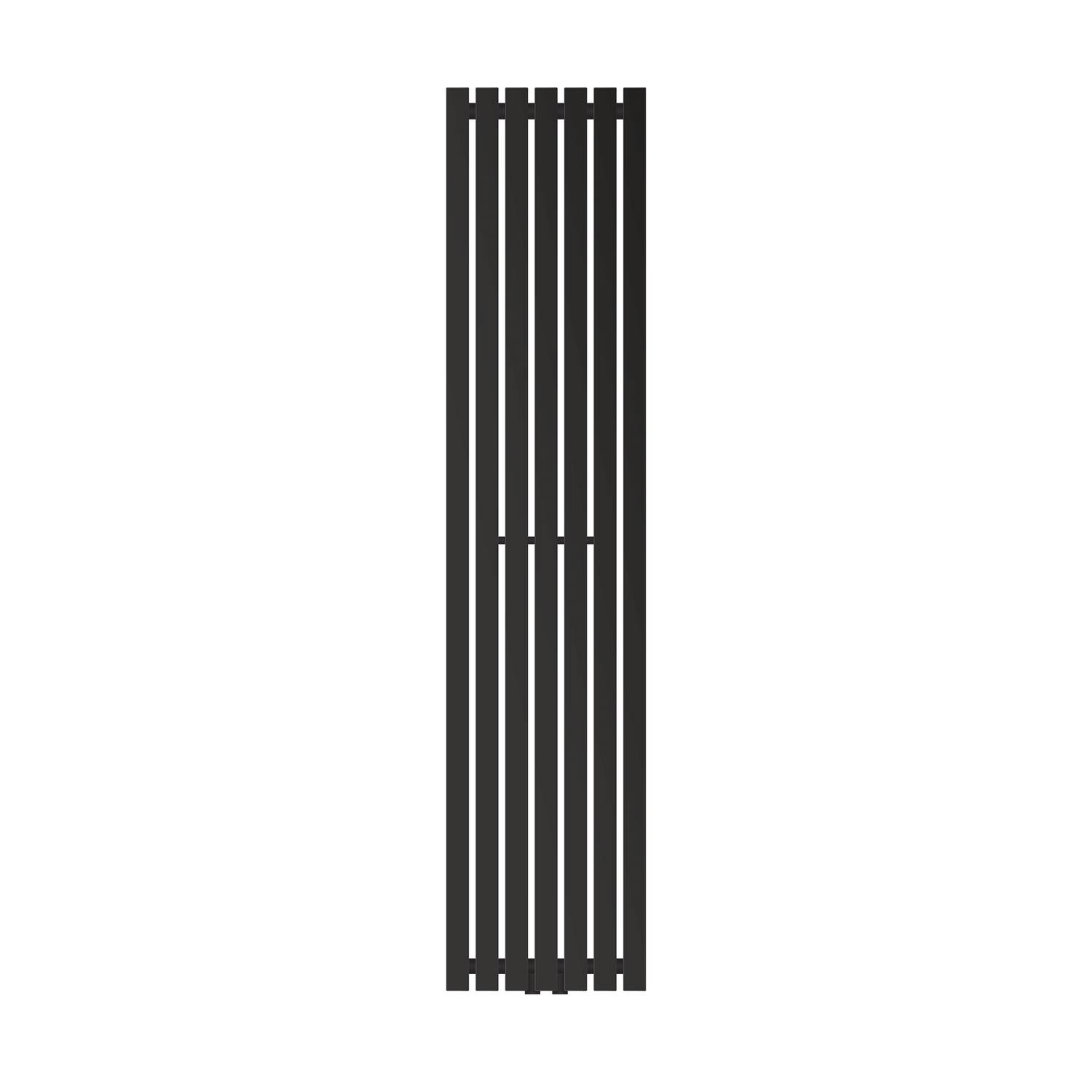Badkamer radiator Stella 370x1600 mm zwart mat LuxeBath