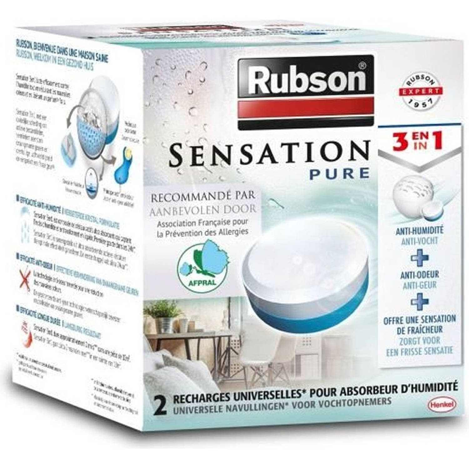 RUBSON Sensation 2 power tabs 3in1 welzijn * 6