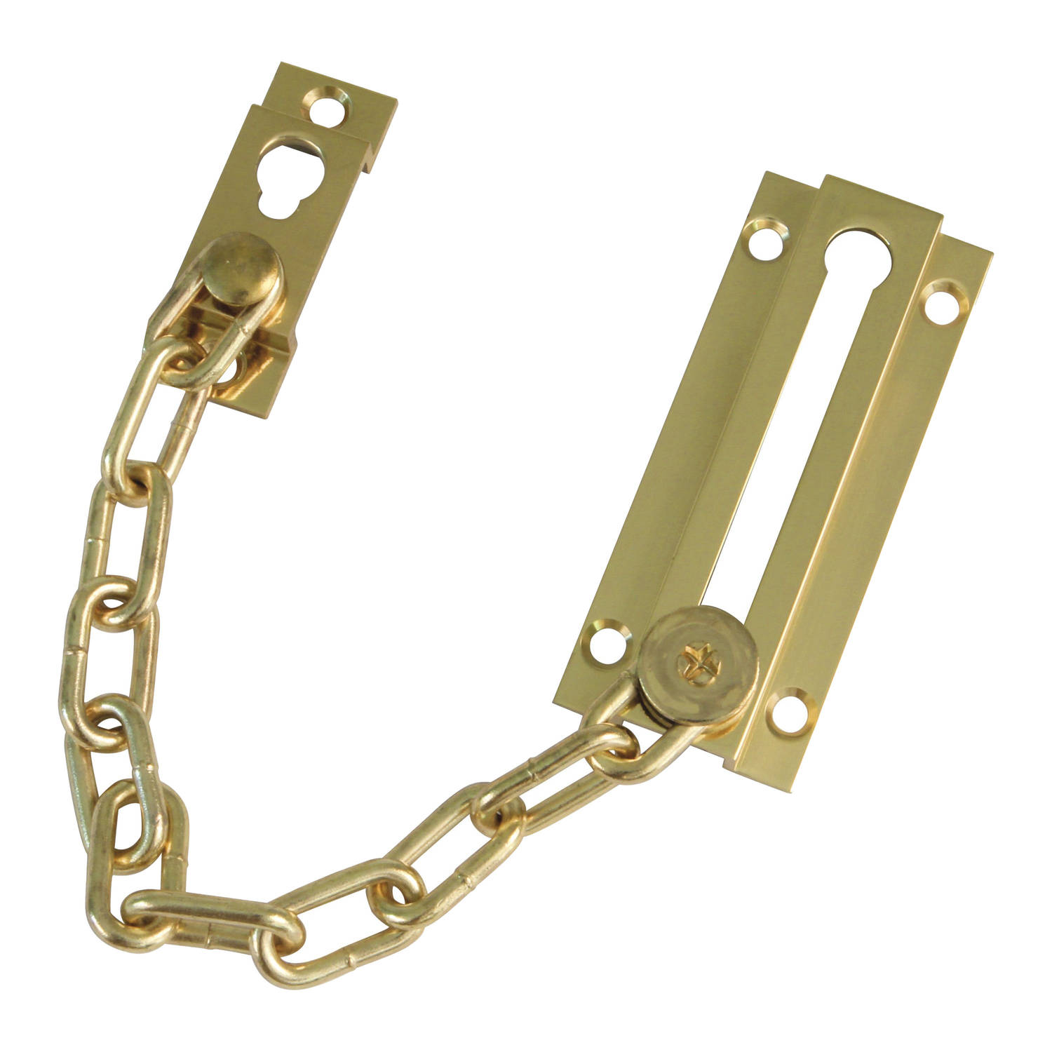 AMIG deurketting - messing - goud - 18 cm - incl schroeven - inbraakbeveiliging