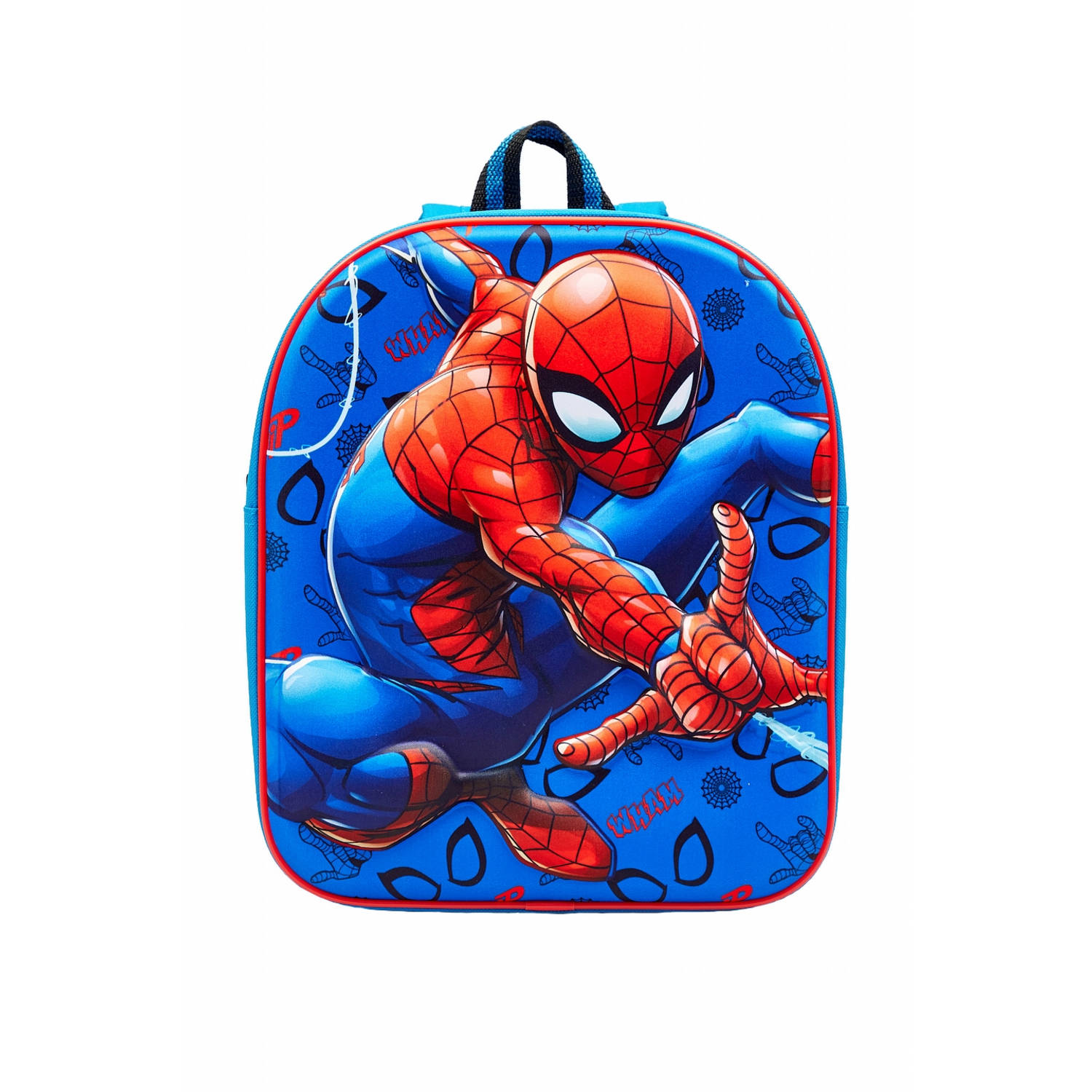 Spiderman 3D jongens rood blauw rugzak 30x25x9
