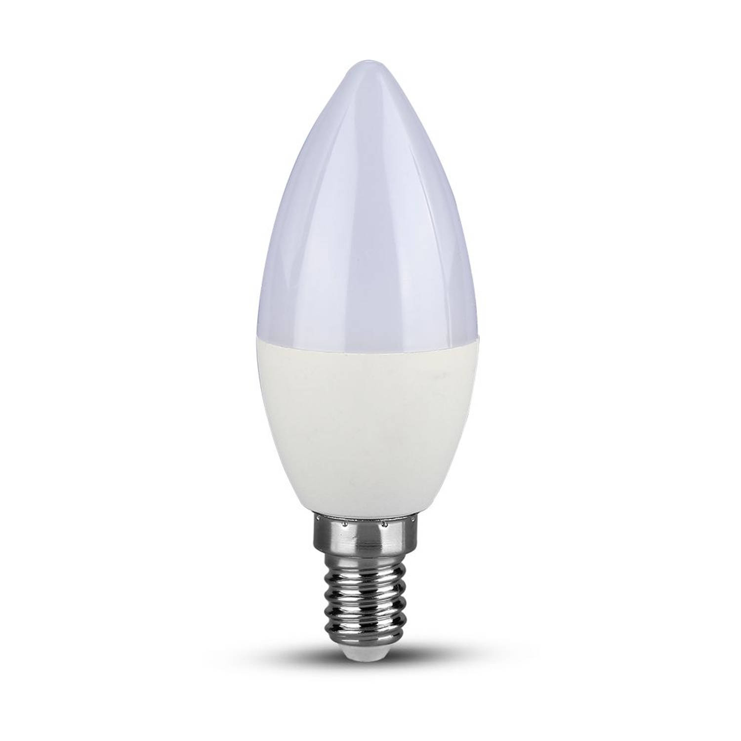 V-TAC VT-293D LED Lamp Kaars E14 Samsung IP20 Wit 5,5 Watt 470 Lumen 6400K 5 Jaar