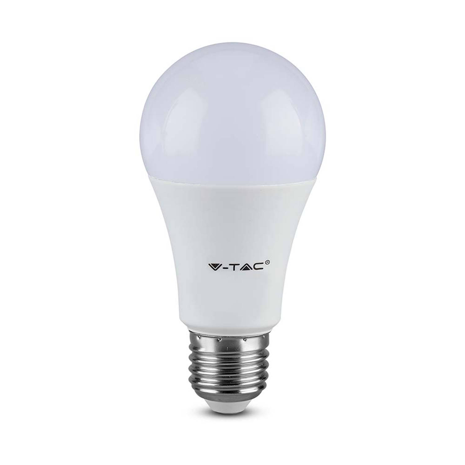 V-TAC 217261 LED-lamp Energielabel F (A G) E27 Peer 8.50 W Daglichtwit (Ø x h) 60 mm x 108 mm 1 stuk