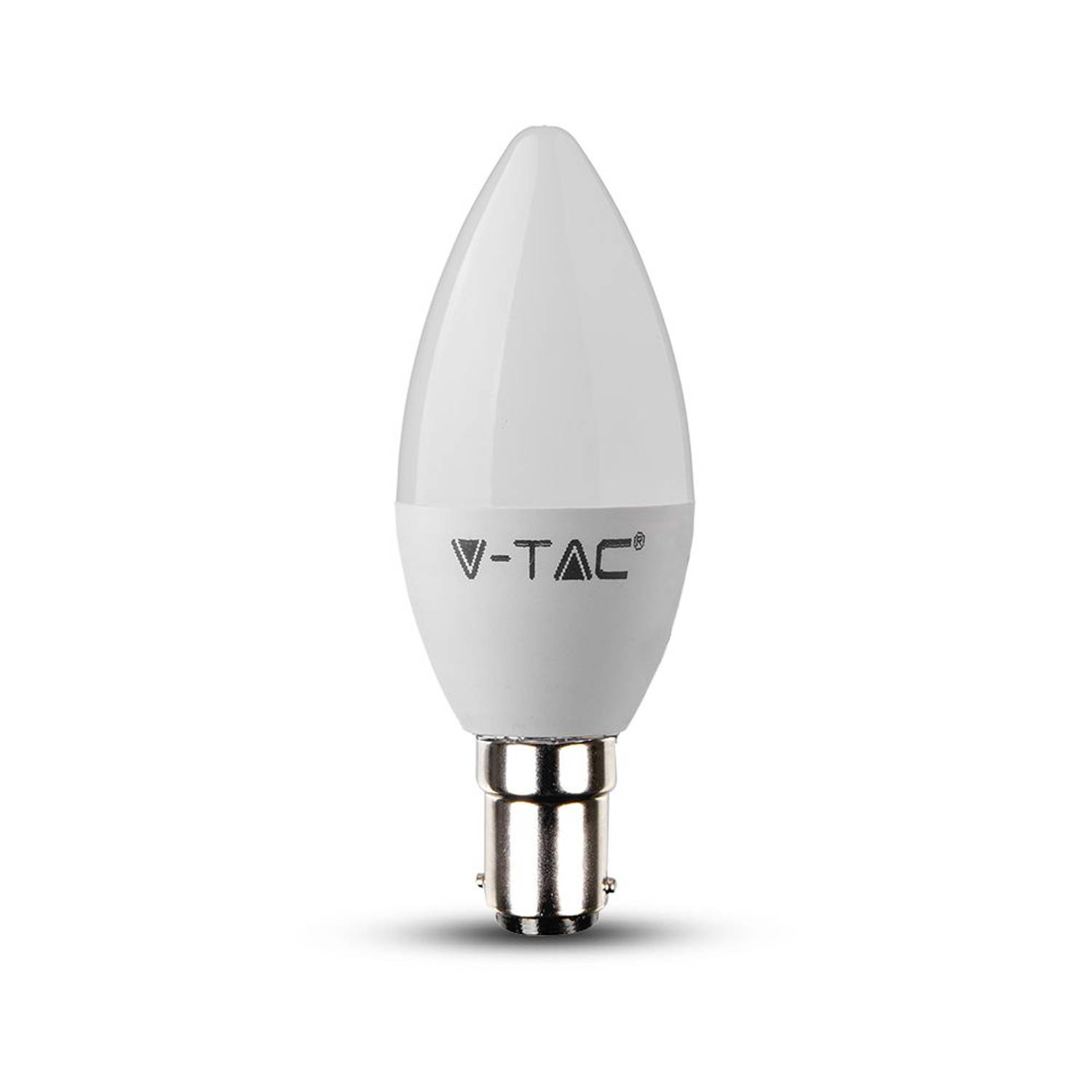V-TAC VT-299D-N B15 LED Lamp Kaars Samsung IP20 Wit 5.5W 470 Lumen 3000K 5 Jaar
