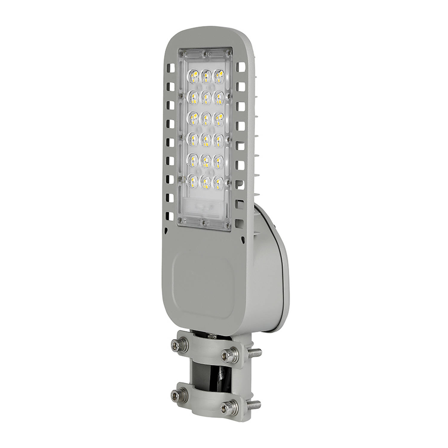 LED Straatverlichting (Slim) 30W Hoog Lumen 135 lm/W Samsung LED's - Klasse I - Wit 6500K