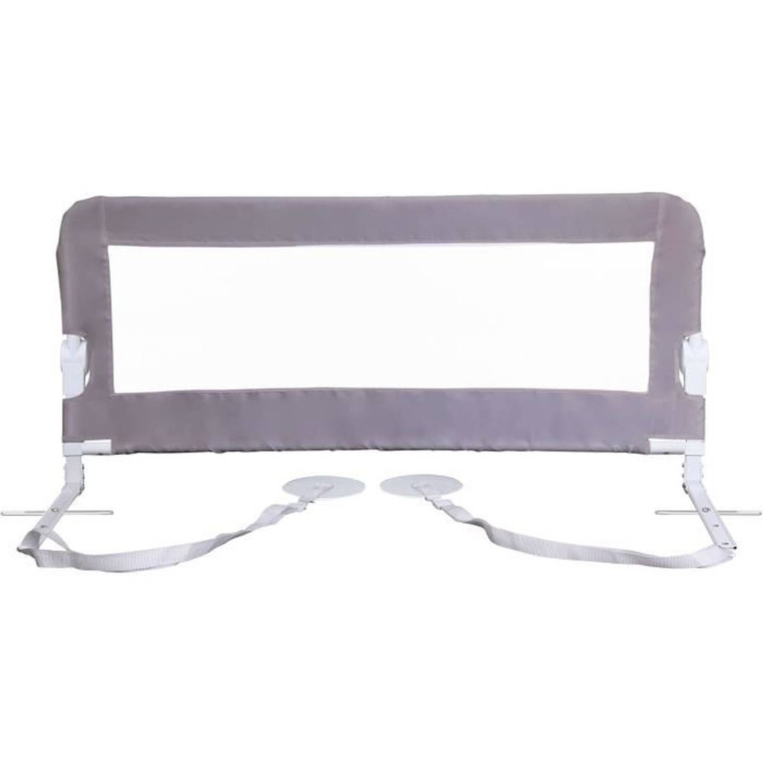DreamBaby Nicole Bed Barriere Bedden en platte bedden meten van 150 cm breed en 50 cm hoog grijs