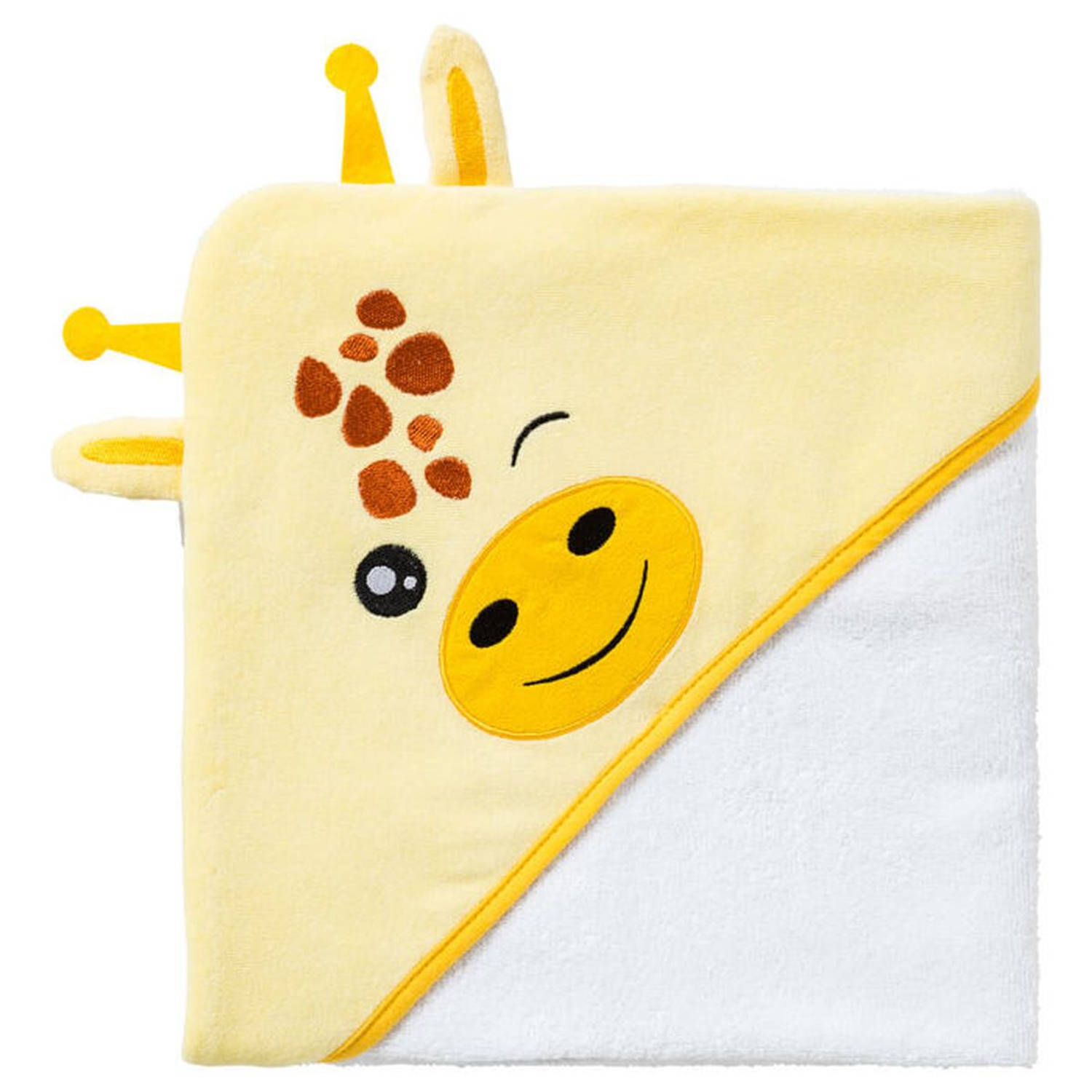 Handdoeken Babycalin 29 x 35 cm Geel Giraf