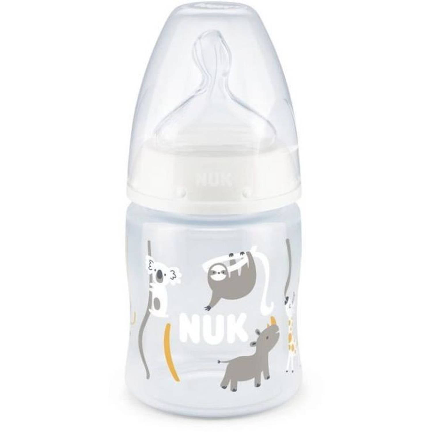 Nuk Serenity+ Babyfles - Wijde hals - Temperatuurregeling - 150 ml - 0-6 maanden - Koala
