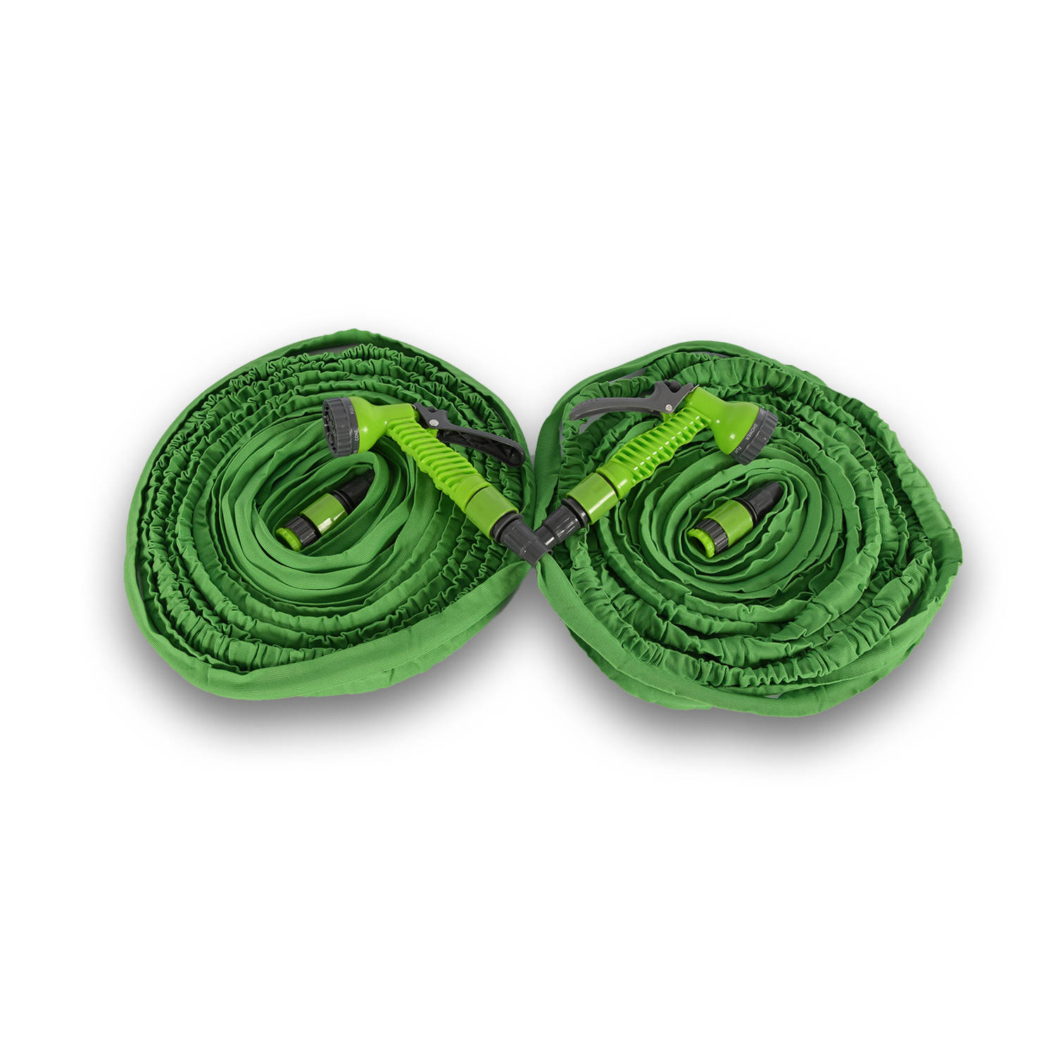 Tuinslang waterslang groen -Zwart Flexibele 10-20m Met 7 functies