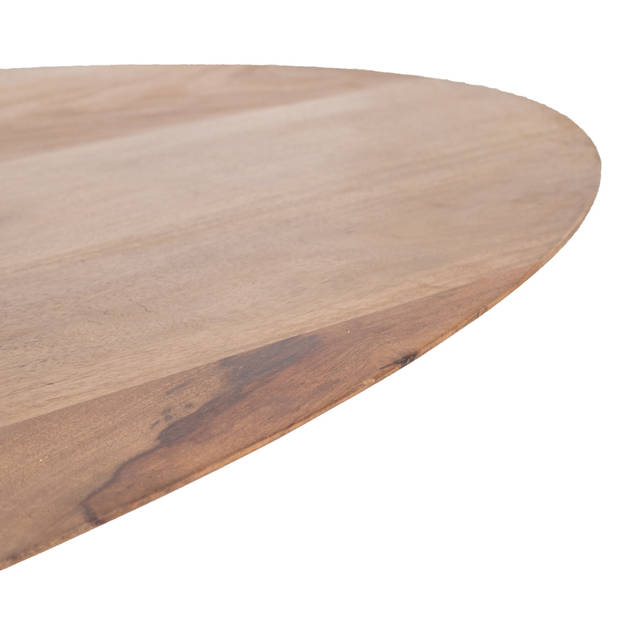 Giga Meubel - Eettafel Ovaal Mangohout - 240x110x78cm - Diamond