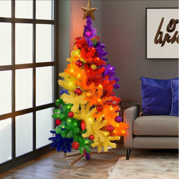 Regenboog Kerstboom - Original