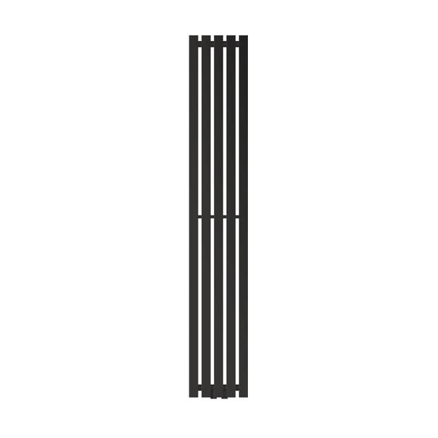 Badkamerradiator Stella 260x1600 mm zwart mat LuxeBath