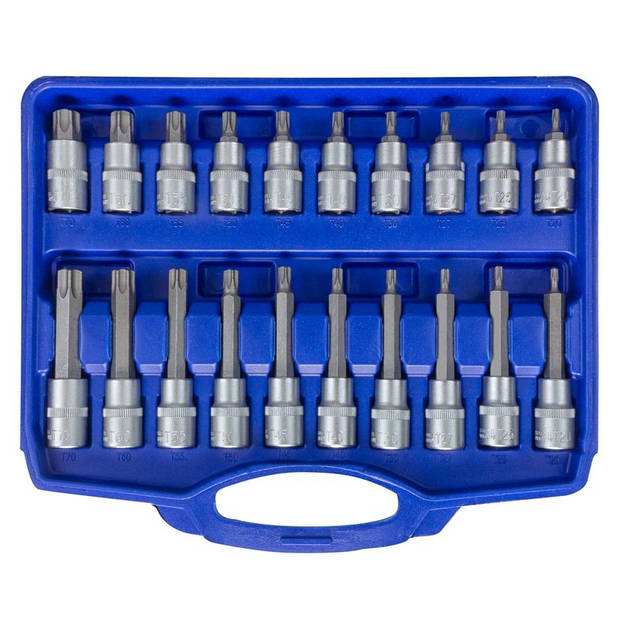 hanSe Werkzeuge® set 32 delig bitjes Torx Extra Lang in Koffer