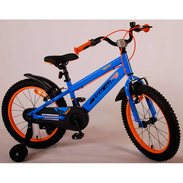 Volare Rocky Kinderfiets - Jongens - 18 inch - Blauw - Twee handremmen