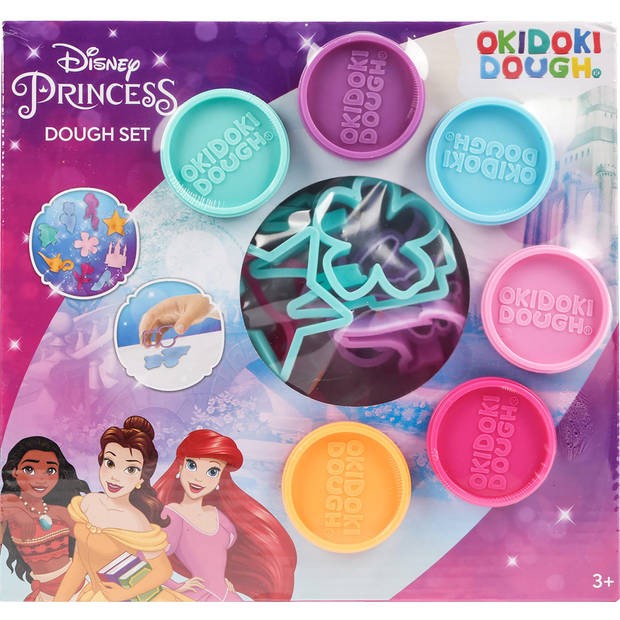 Princess Okidoki Dough Shapes + Numbers - Assortiment - Prijs per Stuk