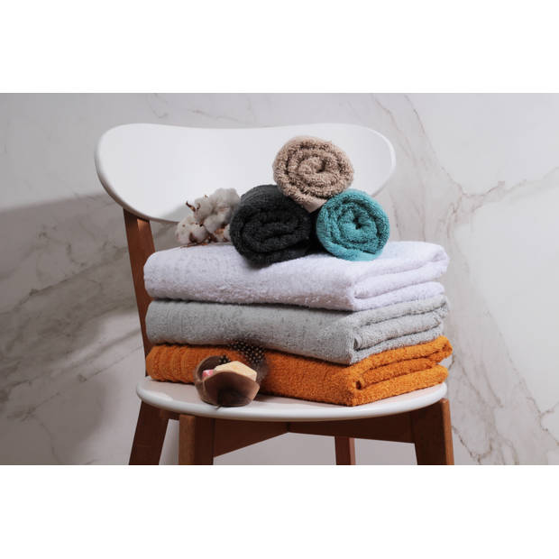 Handdoek Home Collectie - 5 stuks - 50x100 - taupe
