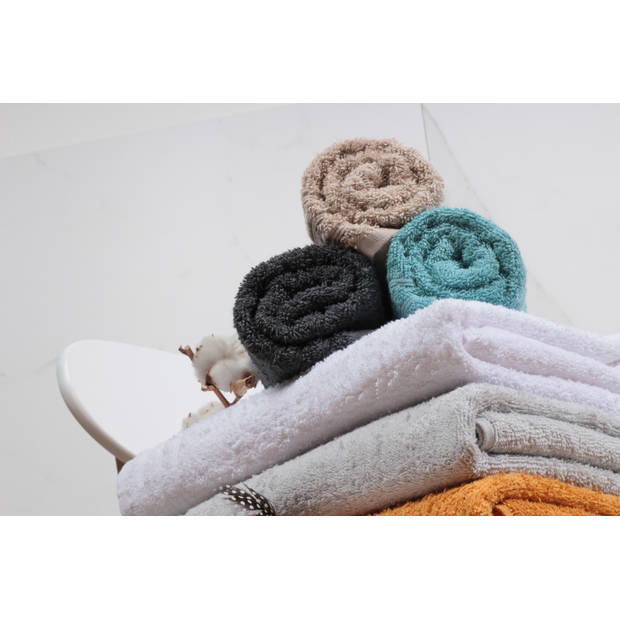Handdoek Home Collectie - 5 stuks - 50x100 - licht grijs