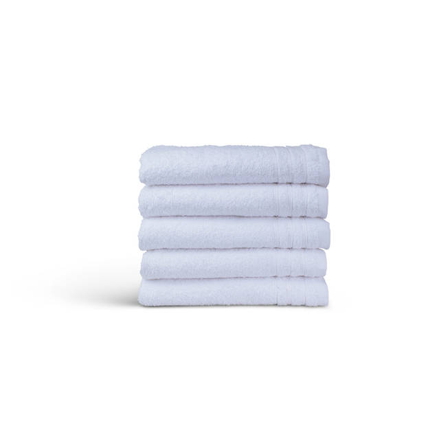 Handdoek Home Collectie - 5 stuks - 50x100 - wit