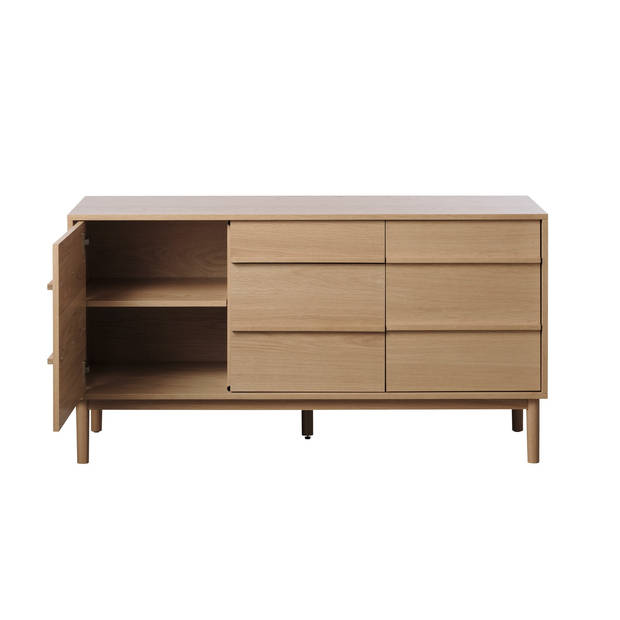 Giga Living - Dressoir Ponza Dressoir Naturel Eiken 140cm