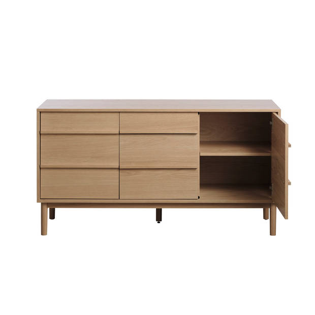 Giga Living - Dressoir Ponza Dressoir Naturel Eiken 140cm