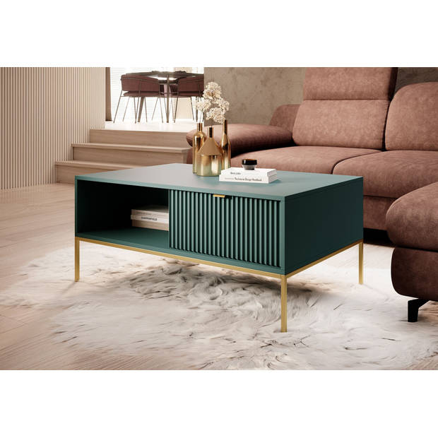 Meubella Salontafel Navil 2 - Groen - 104 cm