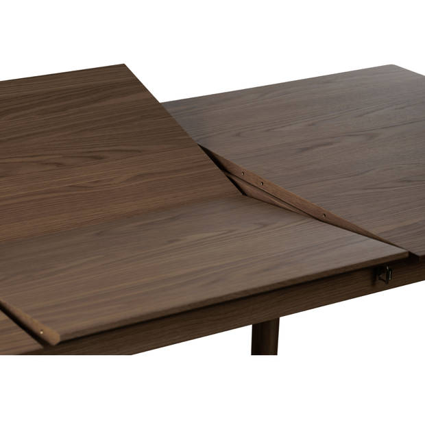 Giga Living - Eettafel Uitschuifbaar - Donkerbruin Eiken - 95x140-200cm - Bari