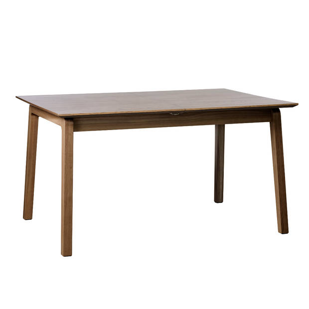 Giga Living - Eettafel Uitschuifbaar - Donkerbruin Eiken - 95x140-200cm - Bari