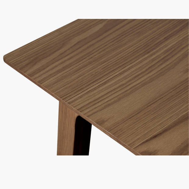 Giga Living - Eettafel Uitschuifbaar - Donkerbruin Eiken - 95x140-200cm - Bari