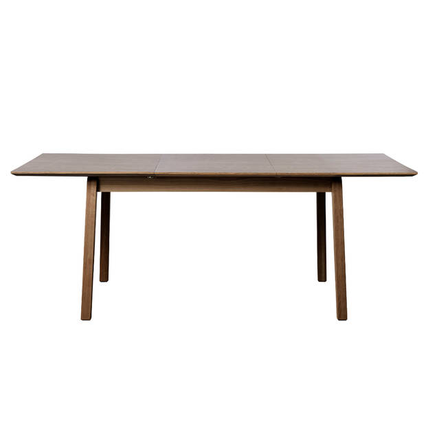 Giga Living - Eettafel Uitschuifbaar - Donkerbruin Eiken - 95x140-200cm - Bari