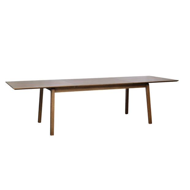 Giga Living - Eettafel Uitschuifbaar - Donkerbruin Eiken - 95x190-290cm - Bari