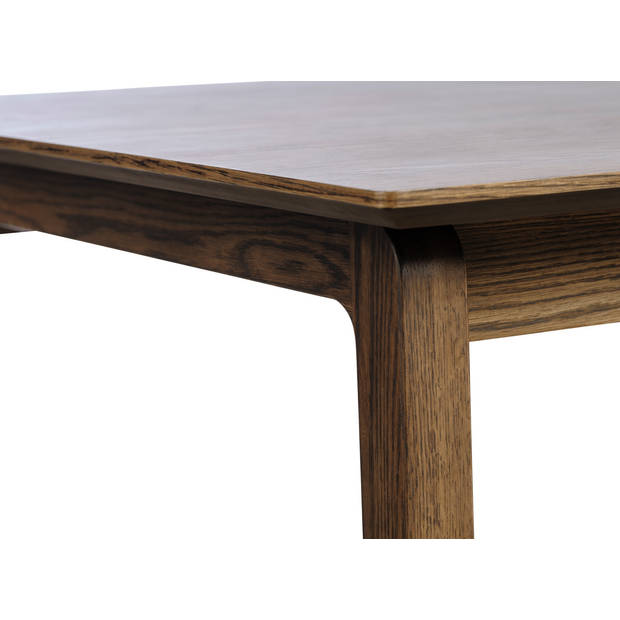 Giga Living - Eettafel Uitschuifbaar - Donkerbruin Eiken - 95x190-290cm - Bari