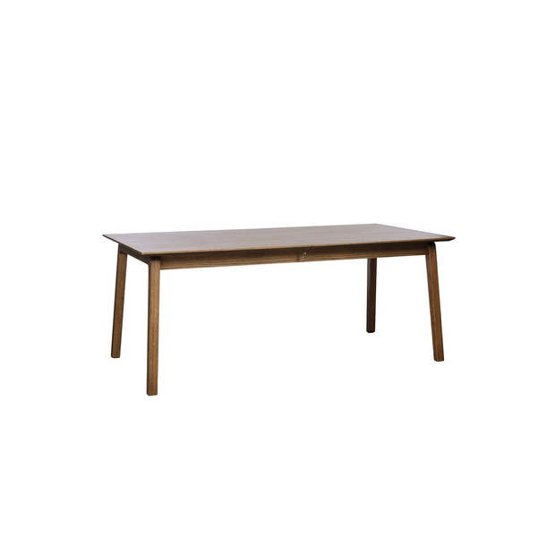 Giga Living - Eettafel Uitschuifbaar - Donkerbruin Eiken - 95x190-290cm - Bari