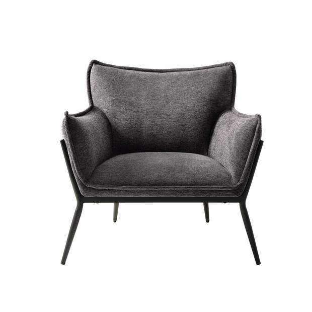 Giga Living - Fauteuil Calgary Stof Donkergrijs