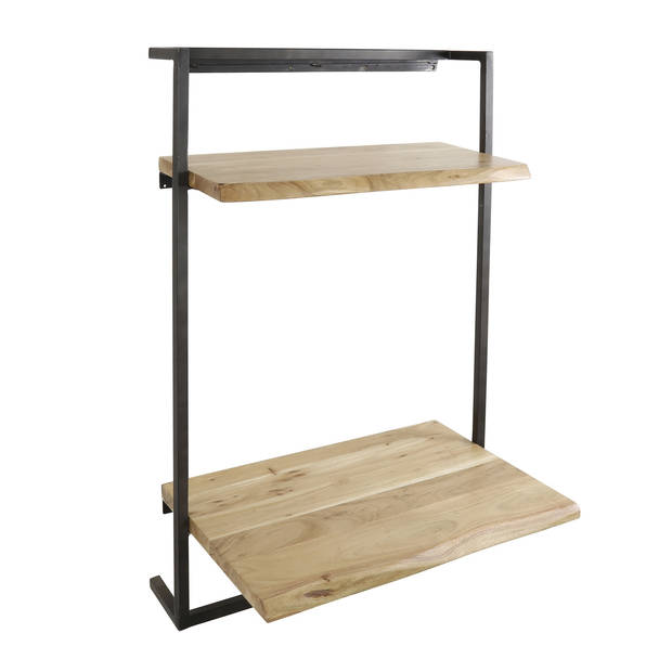 Giga Meubel - Wandbureau Massief Acaciahout - Tafelblad 65cm - Gewicht 25kg