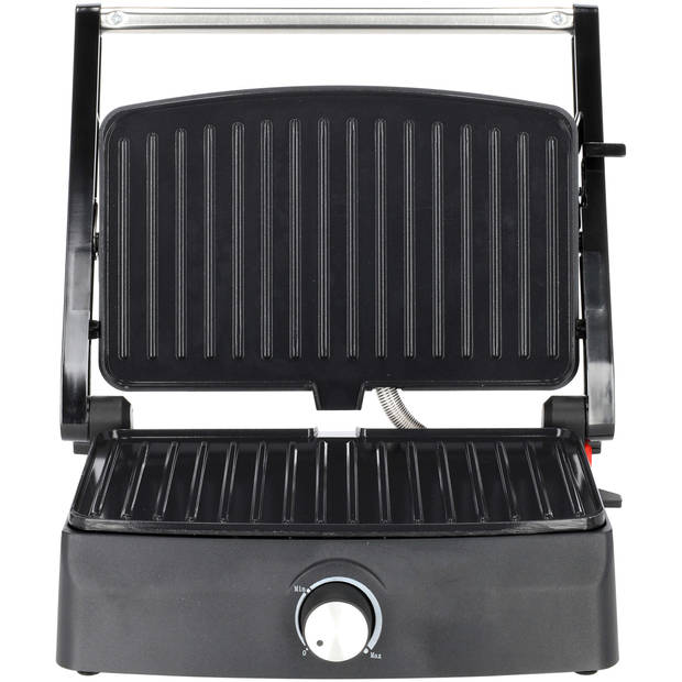 Blokker BL-12004 contactgrill rvs/zwart 750W PFAS vrij