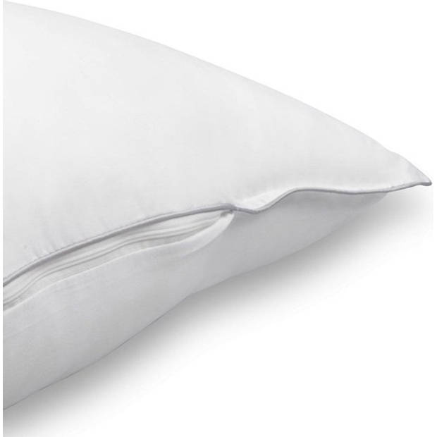 Droomtextiel Hotel Hoofdkussens 60 x 70 cm 2 stuks Anti Allergie - 100% Percale Katoenen Tijk