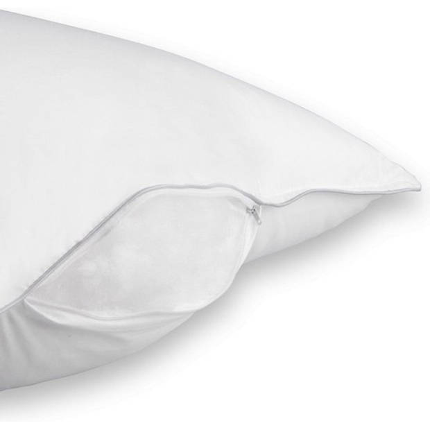 Droomtextiel Hotel Hoofdkussens 60 x 70 cm 2 stuks Anti Allergie - 100% Percale Katoenen Tijk