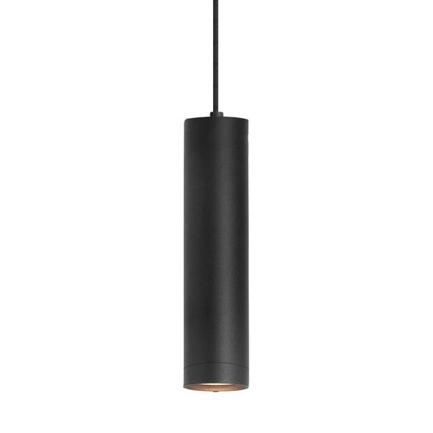 Highlight Hanglamp Perugia 4+3 lichts L 130 cm zwart rook