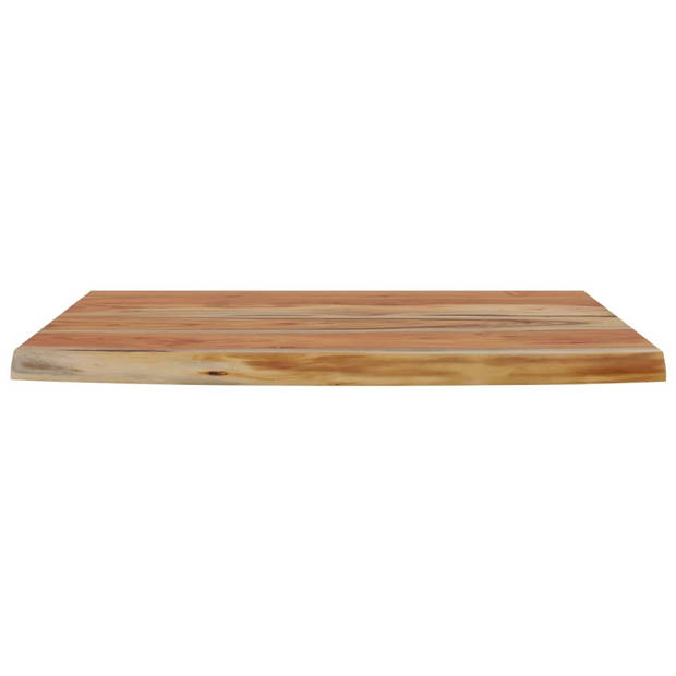 vidaXL Wandschap rechthoekig natuurlijke rand 60x40x2,5 cm acaciahout