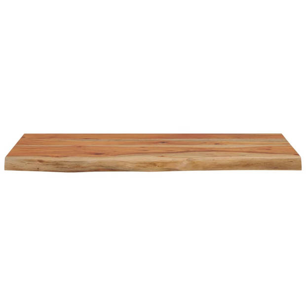 vidaXL Wandschap rechthoekig natuurlijke rand 60x30x2,5 cm acaciahout