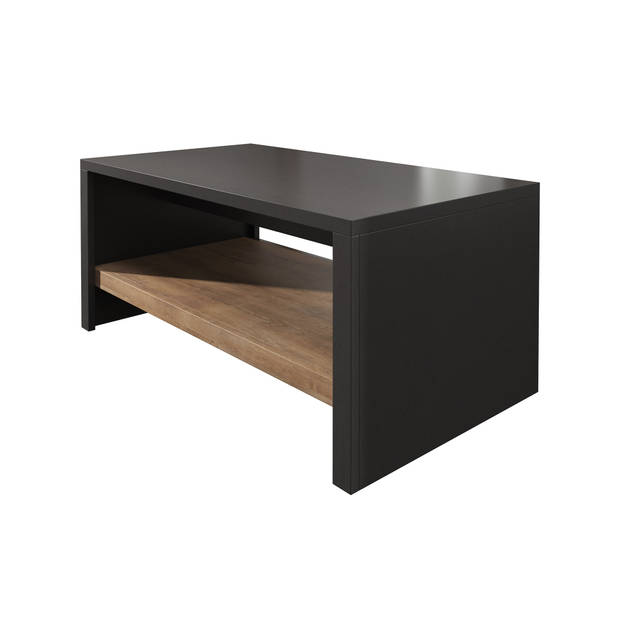 Meubella Salontafel Monaco - Eiken - Grijs - 120 cm